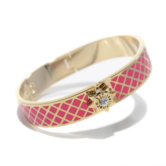 Coach Sun Logo Fuchsia Bracelets CKN | Women - Click Image to Close